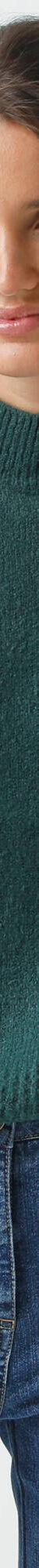 Pull loose col montant, manches larges (vert sapin) Pull loose col montant, manches larges (vert sapin)